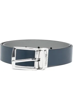 Emporio Armani Faux-leather buckle belt