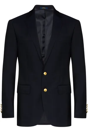 Ralph Lauren Single-breasted twill blazer