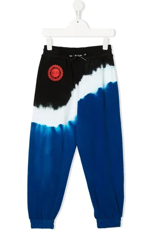 Nº21 Tie-dye print logo track pants