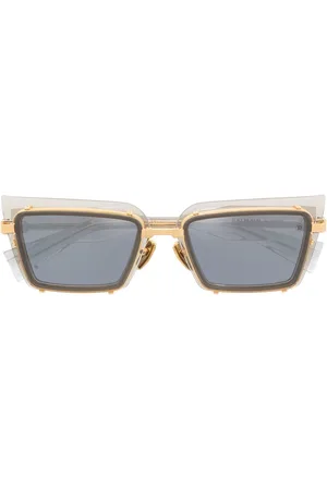 Balmain Admirable rectangle-frame sunglasses