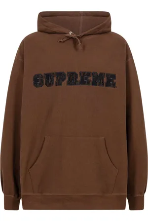 Supreme Lace-detail logo hoodie
