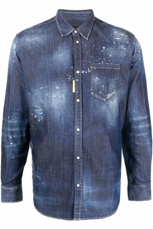 Dsquared2 Icon logo denim shirt