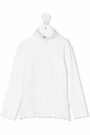 Il gufo Fluted-hem long-sleeve top