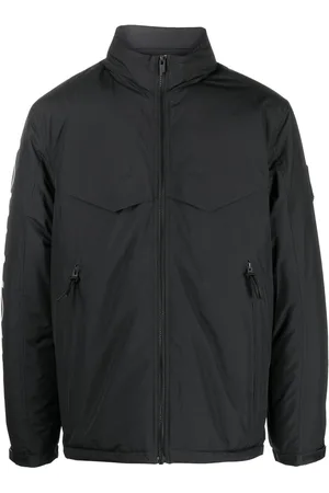 A-cold-wall* Logo-print zipped jacket