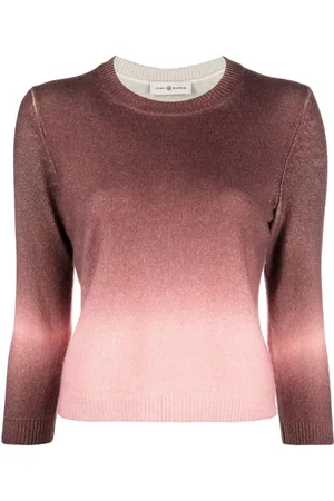 Tory Burch Ombré-effect cashmere jumper