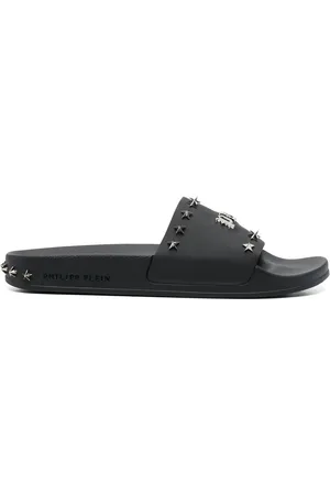 Philipp Plein Gothic Plein studded slides