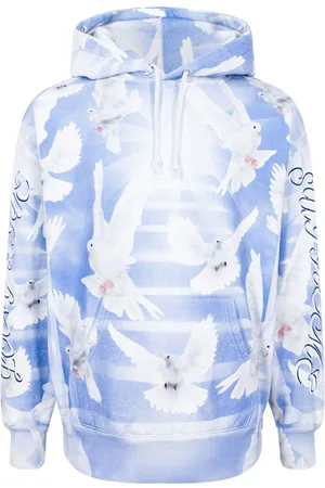 Supreme Doves-print hoodie