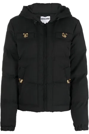 Moschino Teddy button-detail padded jacket