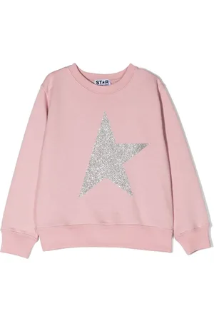 Golden Goose Glitter star-patch cotton sweatshirt