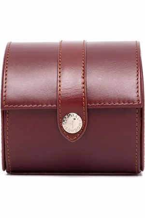 ASPINAL OF LONDON Stitched logo watch case