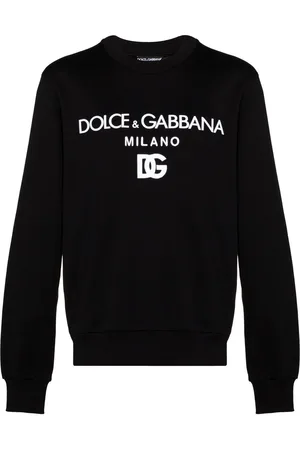 Dolce & Gabbana Logo-embroidered cotton sweatshirt