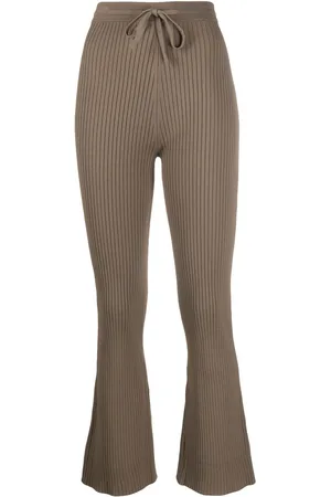 Nanushka Ribbed knitted cropped trousers