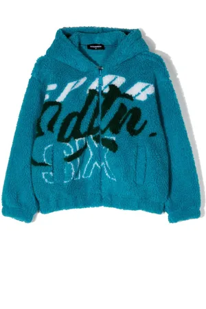 Dsquared2 Logo-print zip-up hooded jacket