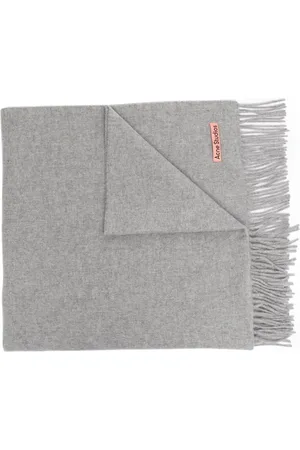 Acne Studios Oversize fringe wool scarf