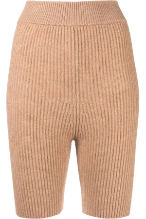 Cashmere In Love Mira ribbed merino-cashmere shorts