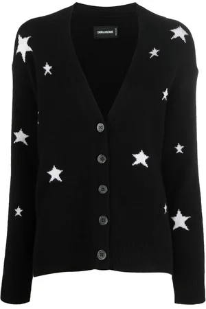 Zadig & Voltaire Star-embellished cashmere cardigan