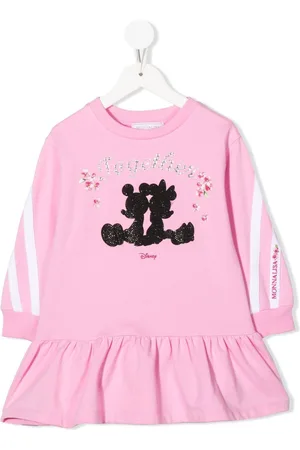 MONNALISA Mickey cotton dress