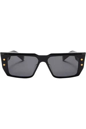 Balmain Logo square-frame sunglasses