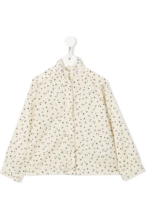 BONPOINT Cherry-print organic cotton shirt