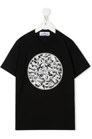 Stone Island Logo-print cotton T-shirt