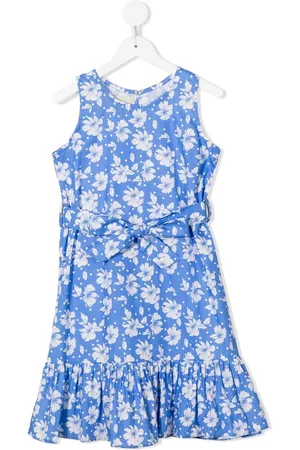 Little Bambah Floral-print poplin midi dress