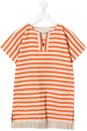 Little Bambah Striped tassel-trim dress