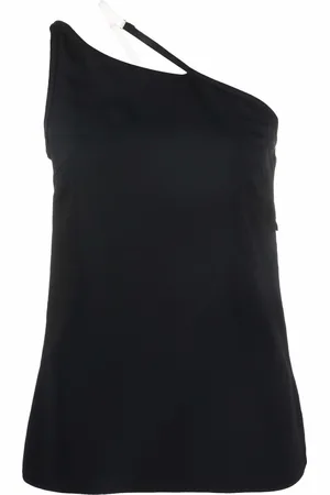 Givenchy Contrast asymmetric strap top