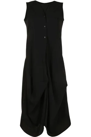 GOEN.J Draped sleeveless dress