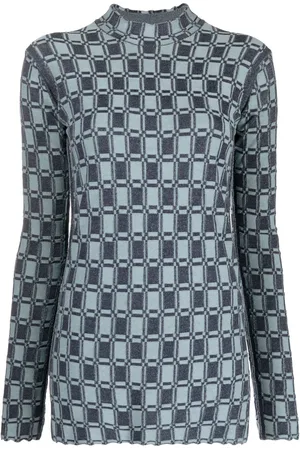 Kenzo Geometric-print long-sleeve jumper