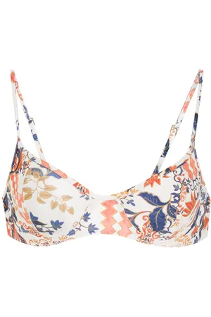 Lygia & Nanny Cassis graphic-print bikini top