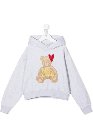 Palm Angels Embroidered-logo cotton hoodie
