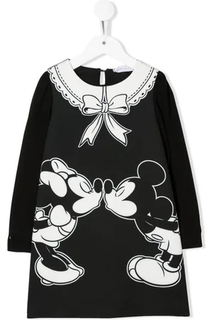 MONNALISA Cartoon-print shift dress
