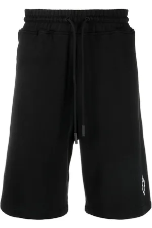 MARCELO BURLON Logo-print detail bermuda shorts