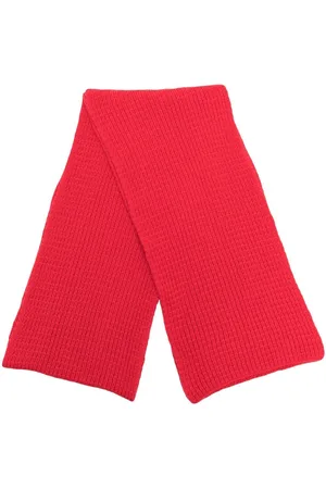 PRINGLE OF SCOTLAND Cashmere waffle-knit scarf