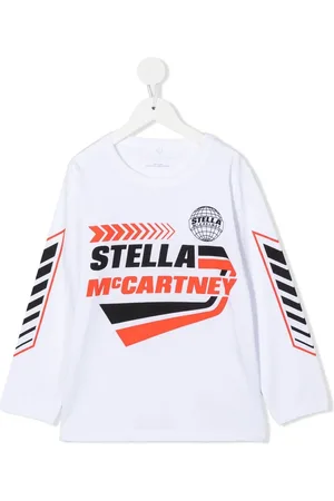 Stella McCartney Logo graphic-print long-sleeve T-shirt