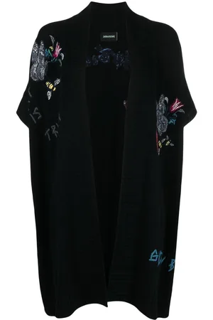 Zadig & Voltaire Embroidered motif cashmere cardigan