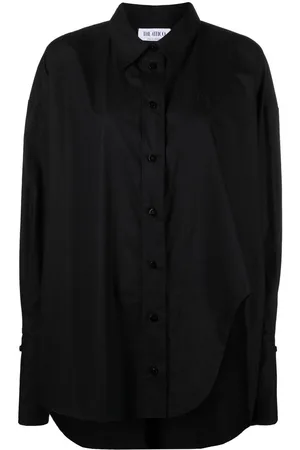 The Attico Diana asymmetric button-up shirt