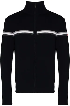 Fusalp Stripe detail zip-up jumper