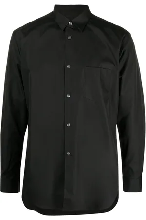 Comme des Garçons Pointed collar cotton shirt