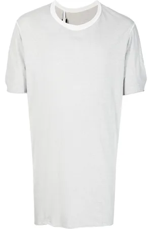 11 BY BORIS BIDJAN SABERI Round-neck cotton T-shirt