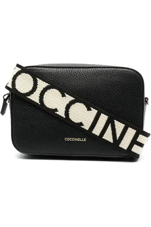 Coccinelle Logo-plaque leather satchel bag