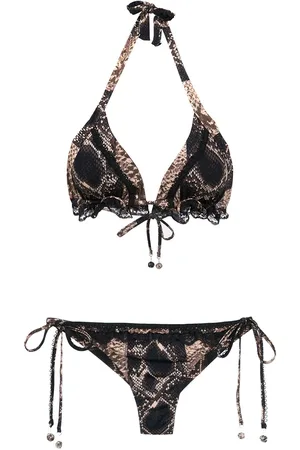 AMIR SLAMA Bikini with lace detail