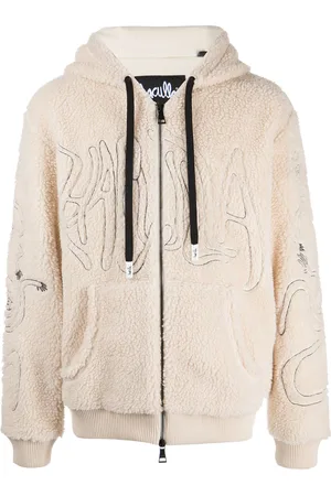 HACULLA Faux-shearling zip-up hoodie