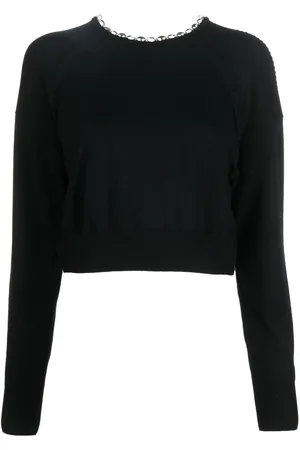 Paco rabanne Chain-link neckline sweater