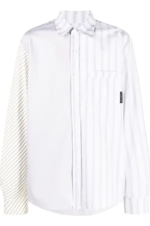 Marine Serre Striped long-sleeve shirt