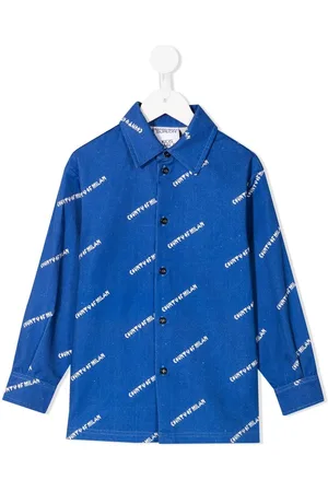 MARCELO BURLON Logo button-down shirt
