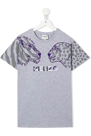 Kenzo Embroidered-logo T-shirt dress