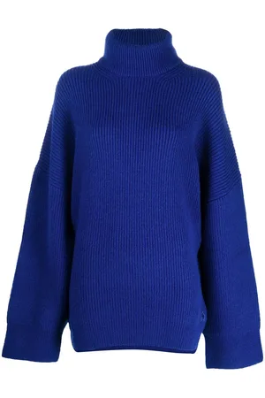 The Attico Roll-neck ribbed jumper