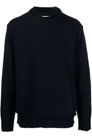 Maison Margiela Elbow-patch knitted jumper