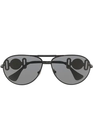 VERSACE Medusa pilot-frame sunglasses
